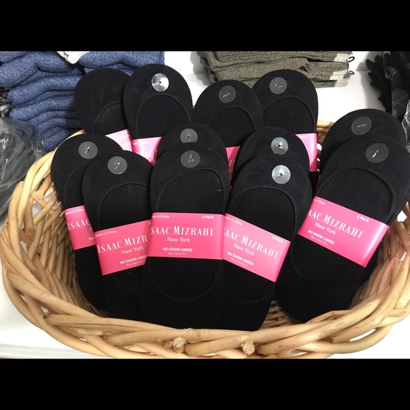 Isaac Mizrahi Accessories - ISAAC MIZRAHI FOOT LINERS ALL BLACK